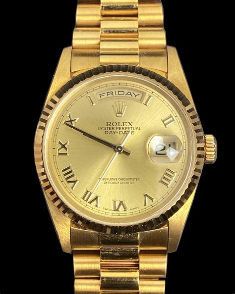 rolex oyster perpetual day-date gold